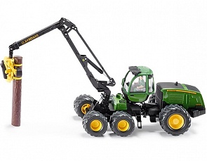John Deere Модель лесозаготовительной машины Джон Дир с манипулятором (Siku, 4059k)